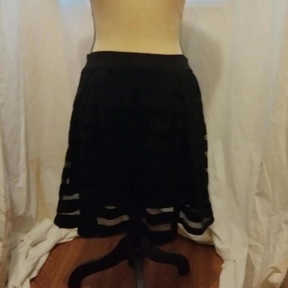 Short black skirt